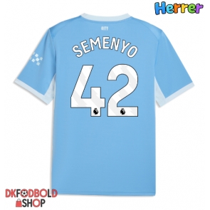 Manchester City Antoine Semenyo #42 Hjemmebanetrøje 2026-27 Kort ærmer Manchester City Antoine Semenyo #42 Hjemmebanetrøje 2026-27 Kort ærmer